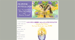 Desktop Screenshot of feminineastrology.com